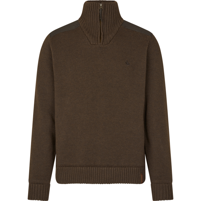 Sweter SEELAND Haze Windbreaker Knit - Dark Brown (40313100700)